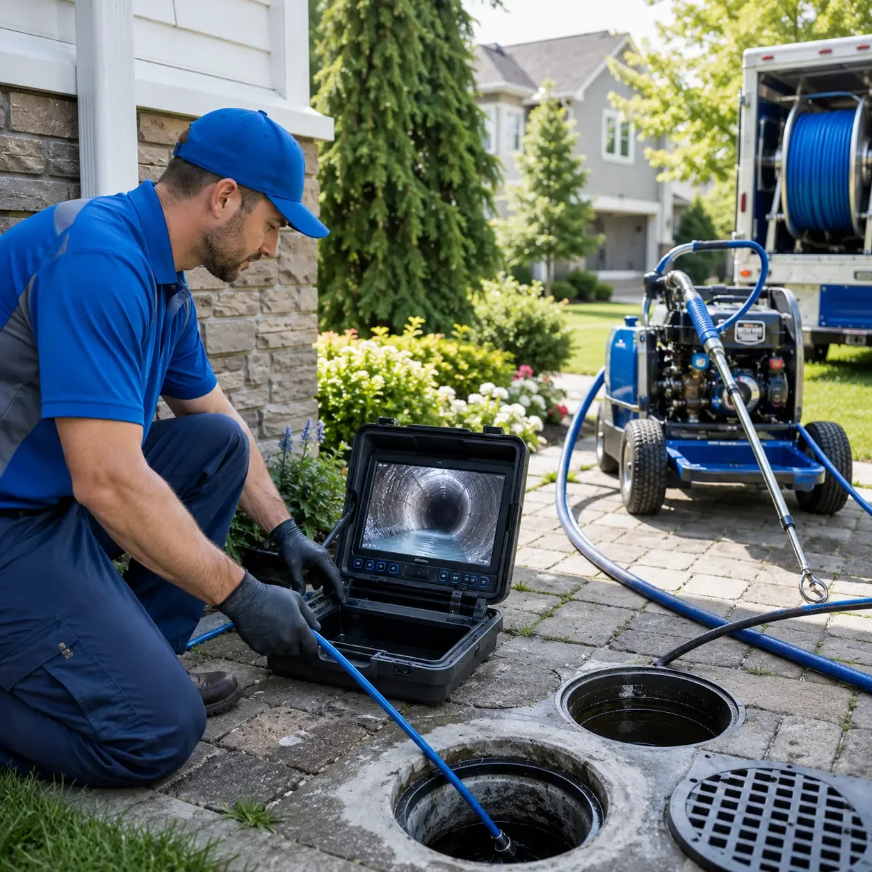 Outdoor drain cleaning professionals serving Chandlersville, OH
